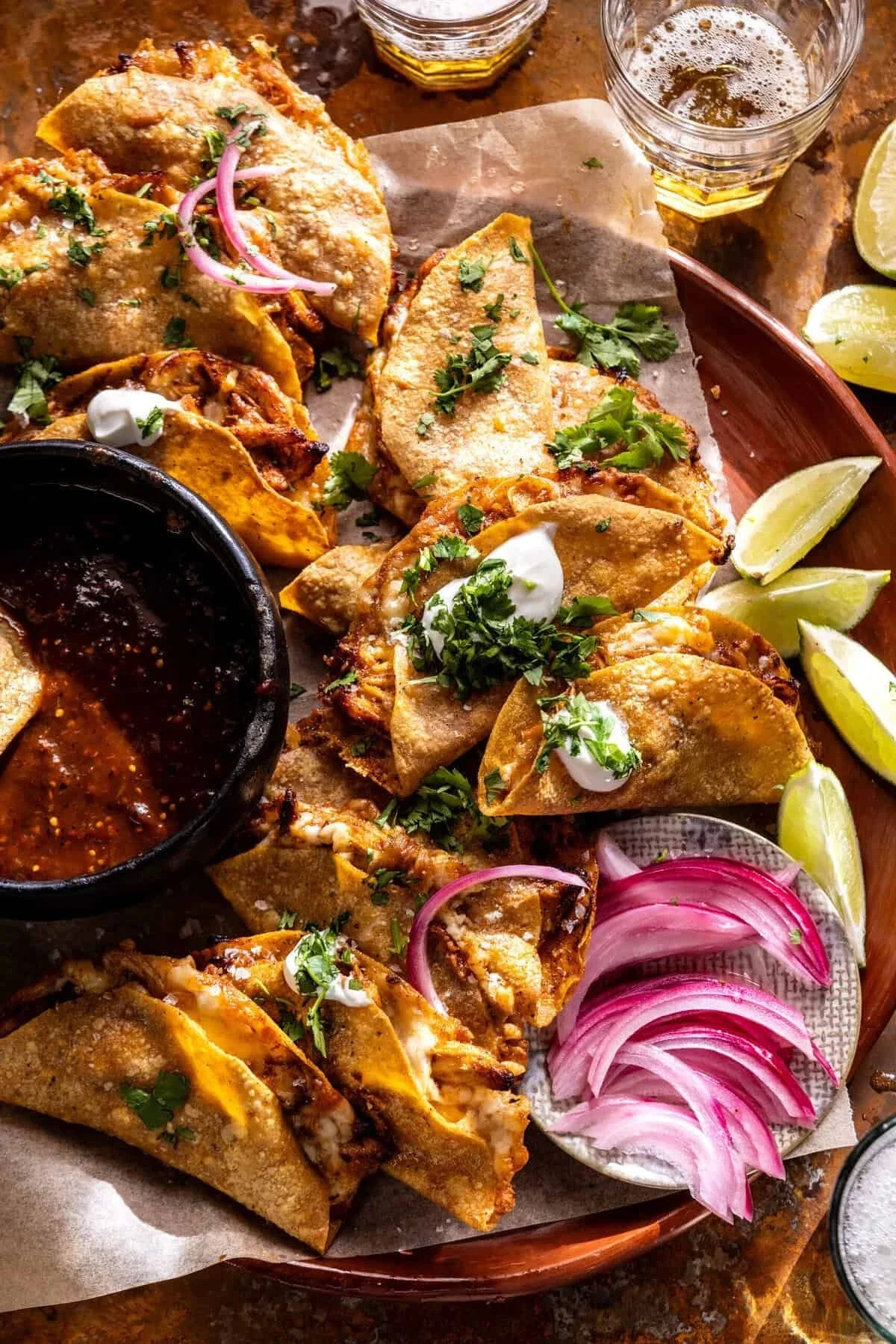Crispy Mini Chipotle Chicken Tacos Recipe